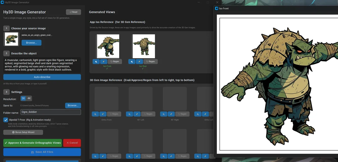 Hunyuan 3D multi-view generation tool